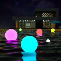 Bola de luz LED flutuante para piscina LOFTEK 20cm 16 cores RGB