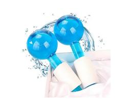 Bola De Massageador Facial Cuidados Pele Gelo Azul - BCB