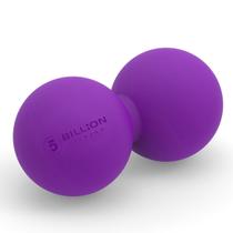 Bola de massagem 5BILLION FITNESS Peanut Double Lacrosse Purple