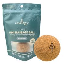 Bola de massagem em cortiça Rawlogy, leve, tamanho de viagem: 4,8 cm