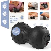 Bola de massagem vibratória LifePro, massageador de amendoim de 4 velocidades, preta Bola de massagem vibratória LifePro, massageador de amendoim de 4 velocidades, preta