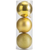 Bola De Natal 4cm/5cm/10cm Com Até 20 Unidades Pequena/Média/Grande Enfeite Decoração Árvore