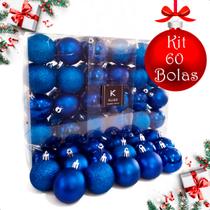 Bola de Natal 60 unidades Decoradas Estrela Bolinhas 5cm