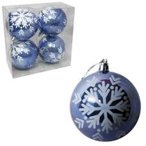 Bola de natal brilhante lilas com 4 pecas 8cm de øbola de natal brilhante lilas com 4 pecas 8cm de ø