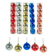 Bola De Natal Decorada Papai Noel 3d Colors 6cm De Ø No Tubo - Rio master Bola De Natal Decorada Papai Noel 3d Colors 6cm De Ø No Tubo - Rio master