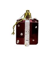 Bola de Natal Formato Presente vermelho Kit 6 un. Decoraçã Bola de Natal Formato Presente vermelho Kit 6 un. Decoraçã