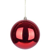 Bola de Natal gigante vermelha metalizada Grillo 15 cm Bola de Natal gigante vermelha metalizada Grillo 15 cm