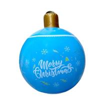 Bola De Natal Inflável De PVC De 24 Polegadas Com Luzes E Controle Remoto, Decoração Gigante De Bola De Natal Inflável De PVC De 24 Polegadas Com Luzes E Controle Remoto, Decoração Gigante De