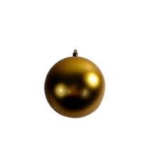 Bola de Natal Metalizada Ouro 120mm 1un - Natalia Christmas