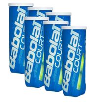 Bola De Padel Babolat Court - Pack com 6 Tubos Bola De Padel Babolat Court - Pack com 6 Tubos
