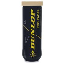 Bola de Padel Dunlop Pro Padel Tubo Com 03 Bolas