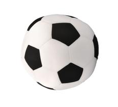 Bola de Pelúcia 25 cm Branca E Preto Futebol Bola de Pelúcia 25 cm Branca E Preto Futebol