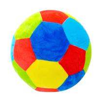 Bola de Pelúcia Colorida Com Chocalho
