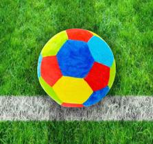 Bola De Pelúcia Infantil Colorida E Macia Com Guizo Bola De Pelúcia Infantil Colorida E Macia Com Guizo