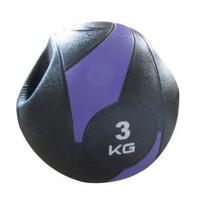 Bola de Peso Medicine Ball com Pegada 3Kg - LIVEUP LS3007A/3