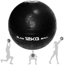Bola de Peso Slam Ball 12kg Preta Liveup Sports