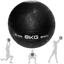 Bola de Peso Slam Ball 8kg Preta Liveup Sports