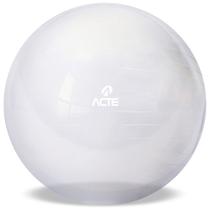 Bola de Pilates 65cm c/ Bomba Cristal (Incolor) Acte Sports