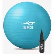 Bola de Pilates 85cm Com Bomba Antiestouro Suporta até 300kg Ginástica Yoga Fitness