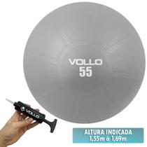 Bola de PIlates e Fisioterapia Pélvica Vollo VP1034 55cm Com Bomba