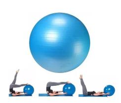 Bola De Pilates Ginastica Até 250kg C/bomba 65cm Supermedy Bola De Pilates Ginastica Até 250kg C/bomba 65cm Supermedy