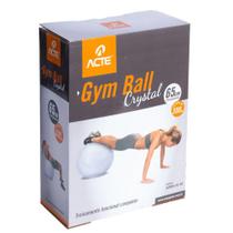 Bola de Pilates Gym Ball Acte 65cm Crystal