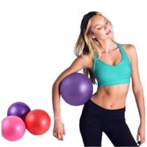 Bola de Pilates Overball para Yoga Fisioterapia Fitness Alongamento Fortalecimento 25cm Cor Sortida Confortável Versátil Treino Exercícios de Core Bola de Pilates Overball para Yoga Fisioterapia Fitness Alongamento Fortalecimento 25cm Cor Sortida Confortável Versátil Treino Exercícios de Core