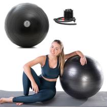 Bola de Pilates Suíça 65cm Para Exercícios Fortalecimento Muscular Tecnologia Anti Estouro EssenceFit Bola de Pilates Suíça 65cm Para Exercícios Fortalecimento Muscular Tecnologia Anti Estouro EssenceFit