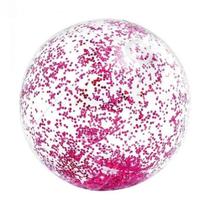 Bola de Praia Transparente Glitter 71cm - Intex 58070