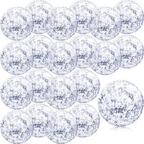 Bola de praia Zhanmai Mini Glitter, 20 peças, 20 cm, inflável Bola de praia Zhanmai Mini Glitter, 20 peças, 20 cm, inflável