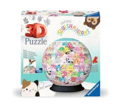 Bola de quebra-cabeça 3D Ravensburger Squishmallows 11583 por mais de 6 anos Bola de quebra-cabeça 3D Ravensburger Squishmallows 11583 por mais de 6 anos