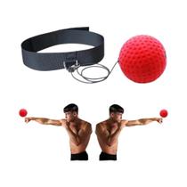 Bola De Reação De Boxe Montada Na Cabeça, Bola Mágica Para Pulso Com Corda Para Coordenação Mão-Olho Bola De Reação De Boxe Montada Na Cabeça, Bola Mágica Para Pulso Com Corda Para Coordenação Mão-Olho
