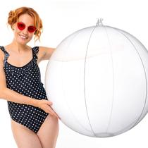 Bola de Recreação Shappy Inflável Gigante Transparente 150 cm para Praia Bola de Recreação Shappy Inflável Gigante Transparente 150 cm para Praia