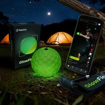 Bola de reflexo para boxe TEKXYZ GlowFlex com app contador que brilha no escuro Bola de reflexo para boxe TEKXYZ GlowFlex com app contador que brilha no escuro