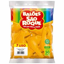 Bola de Soprar nº 7 Amarelo Sol 50 Unidades 8450 São Roque - 50un