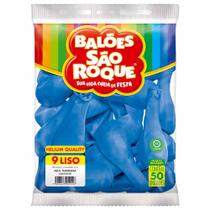 Bola de Soprar nº 9 Azul Turquesa 50 Unidades 5150 São Roque - Pc