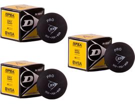 Bola de Squash Dunlop Revelation Pro XX - Pack C/ 3 Un