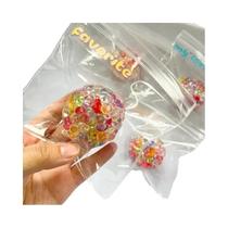 Bola De Stress Divertida E Macia Brinquedo Sensorial Para Alívio Da Ansiedade Textura De Contas De