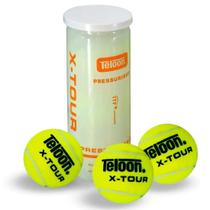 Bola De Tênis Campo X-Tour Pack Com 3 Unidades ITF Teloon