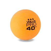 Bola de Tênis de Mesa Laranja 3 Estrelas 6 Unidades Vollo
