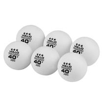 Bola de Tênis de Mesa Ping-Pong Training 3 Estrelas ABS 6 Unidades Branca Vollo Bola de Tênis de Mesa Ping-Pong Training 3 Estrelas ABS 6 Unidades Branca Vollo