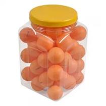 Bola De Tênis De Mesa Poker Abs 40Mm Pote Com 60 Unidades