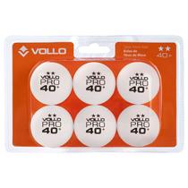 Bola De Tênis De Mesa Vollo Ping-Pong 40mm 2 Estrelas 6 Unidades Bola De Tênis De Mesa Vollo Ping-Pong 40mm 2 Estrelas 6 Unidades