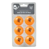 Bola De Tênis De Mesa Vollo Ping Pong Training 3 Estrelas - 6 Unidades Bola De Tênis De Mesa Vollo Ping Pong Training 3 Estrelas - 6 Unidades