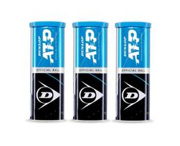 Bola de Tênis Dunlop ATP Official Ball Premium - 3 Tubos