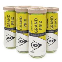 Bola de Tênis Dunlop Grand Prix Regular Duty Saibro - Pack com 6 Tubos Bola de Tênis Dunlop Grand Prix Regular Duty Saibro - Pack com 6 Tubos