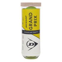 Bola de Tênis Dunlop Grand Prix Regular Duty Tubo Com 03 Bolas