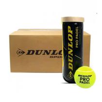 Bola de Tênis Dunlop Pro Padel - Caixa c/ 24 Tubos