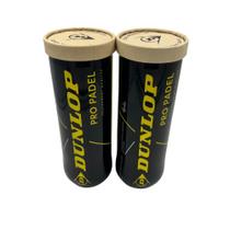 Bola de Tênis Dunlop Pro Padel - Pack c/ 2 Tubos