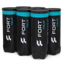 Bola de Tênis Fort Tour Pack com 06 Tubos Bola de Tênis Fort Tour Pack com 06 Tubos